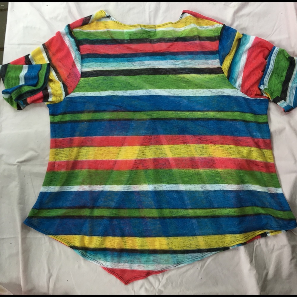 NWT Travel Elements Scoop Neck 3X Blouse